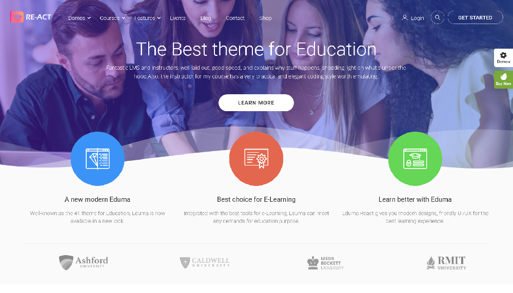 eduma学校网站Demo React