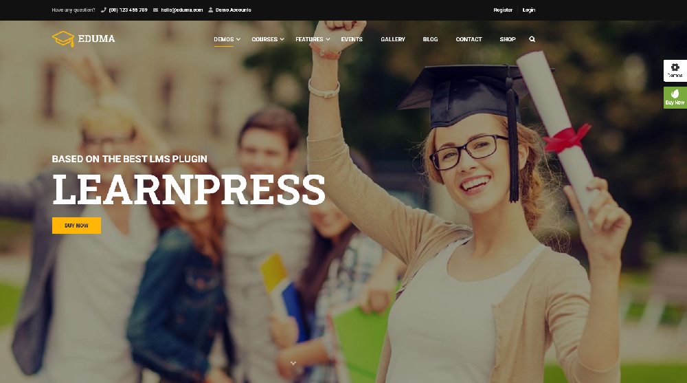 eduma大学学校网站模板